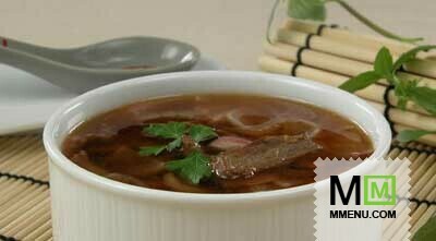 Суп из баранины с редисом