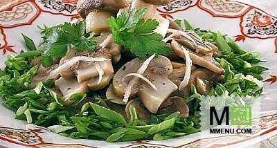 Салат из грибов с хреном